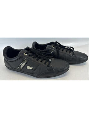 Lacoste Chaymon 0721 3 CMA Mens Black Synthetic Lifestyle Sneakers Shoes Sz 7.5